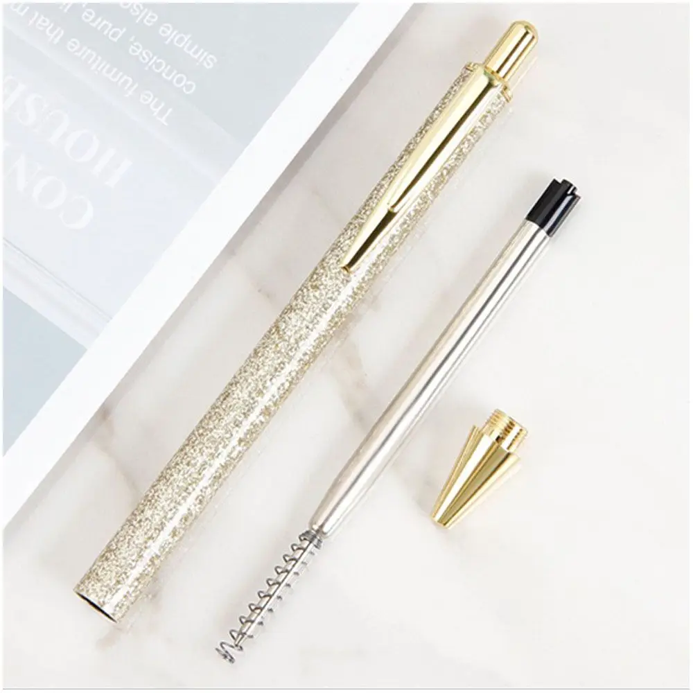 

school use creative Stationery Office Supply ballpoint pen multicolor press pen metal