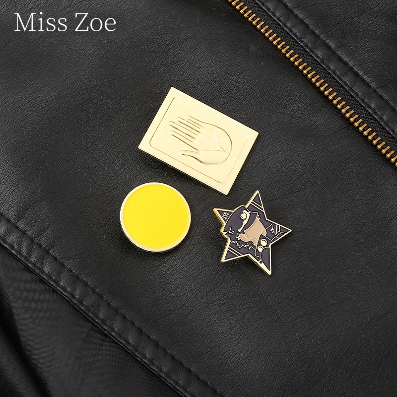 

JoJo's Bizarre Adventure Enamel Pin Custom Character Dio Brando Anime Decorative Metal Brooch Backpack Clothes Badge Accessories