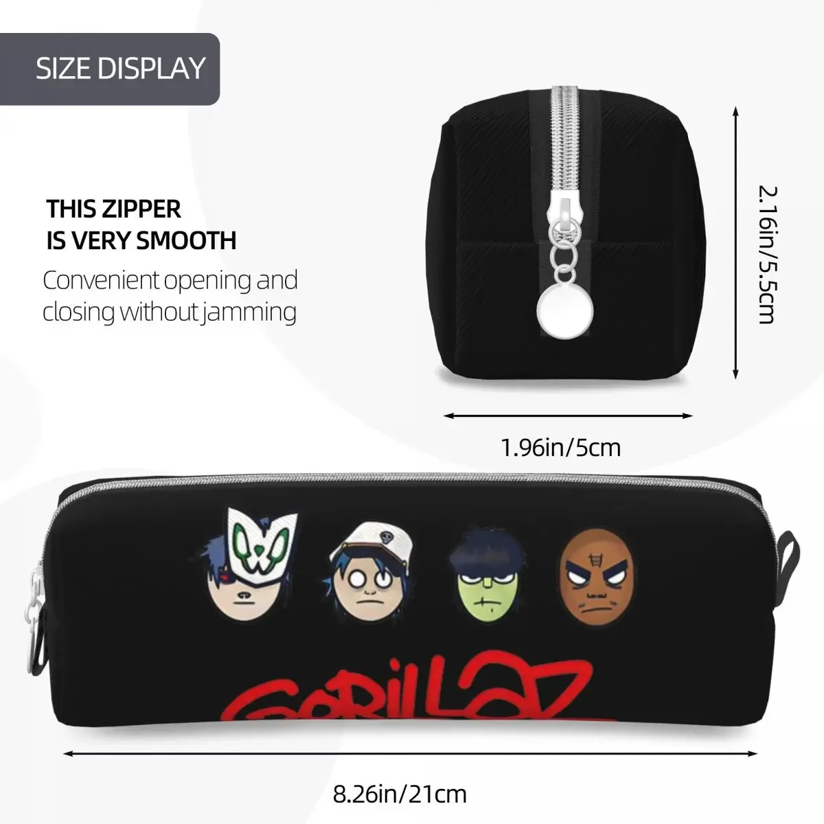 Пенал на ремешке милый шкатулка для ручек с надписью Легенда о дне Большой