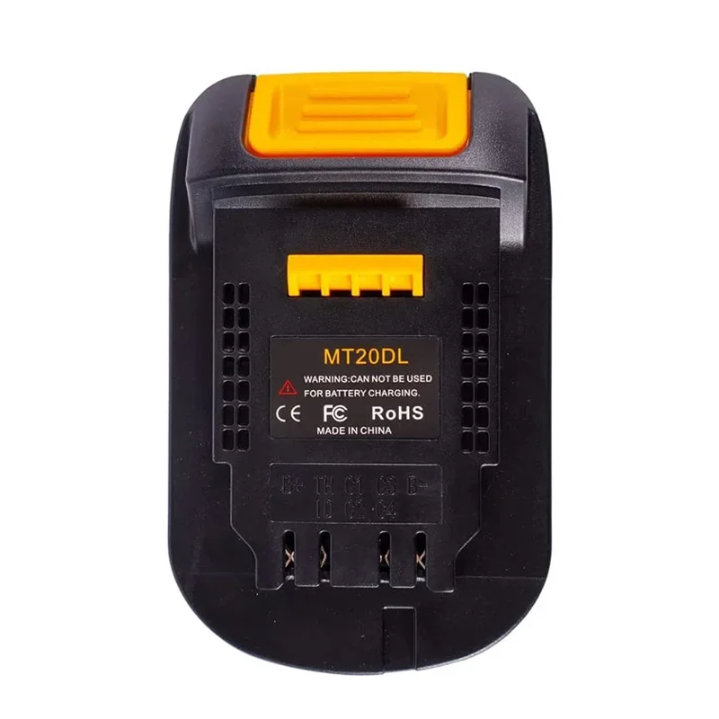 

Адаптер MT20DL для аккумуляторов Makita к инструментам Dewalt