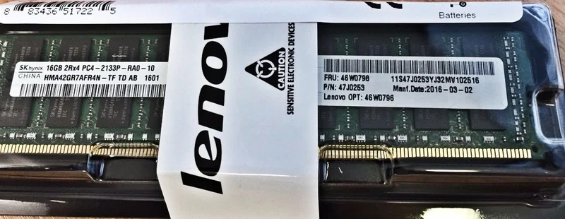 

Серверная Память RAM 46W0796 46W0798 16G 2RX4 PC4-2133P DDR4