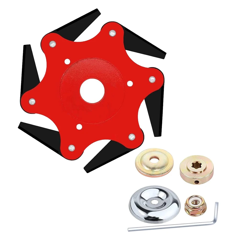 6-лезвийная триммерная головка реверсивные лезвия для поедания сорняков