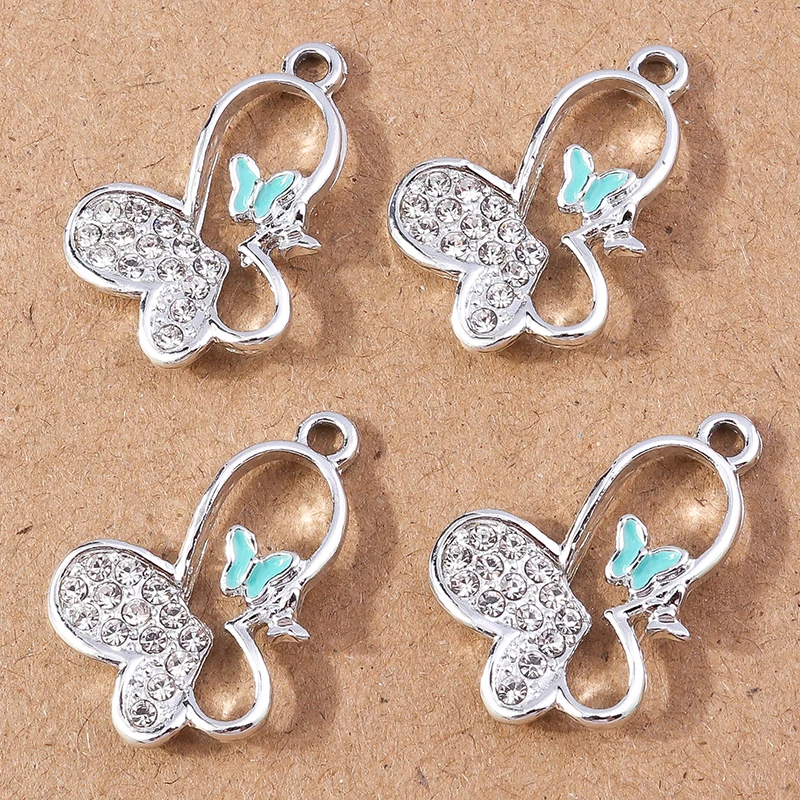 10 шт. подвески-бабочки в виде животных