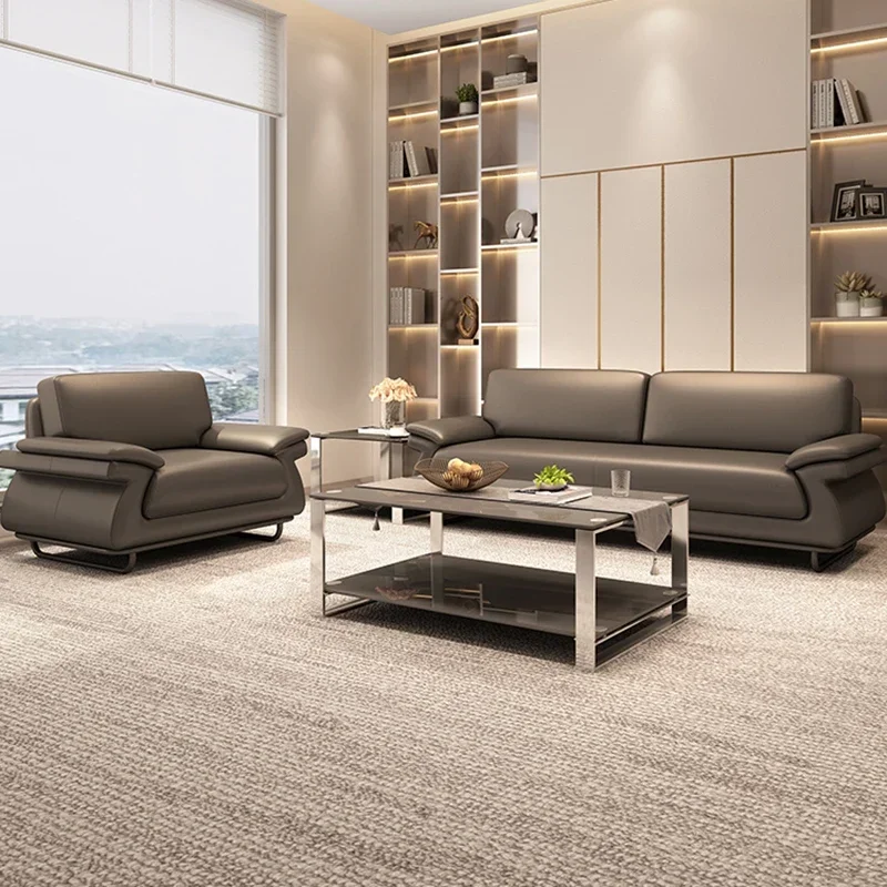 Современный простой офисный диван для встреч кресло с откидывающейся спинкой