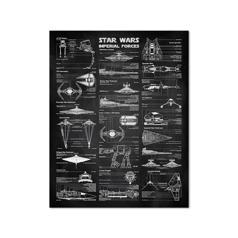 

Картина на холсте Star Wars IMPERIAL FORCES