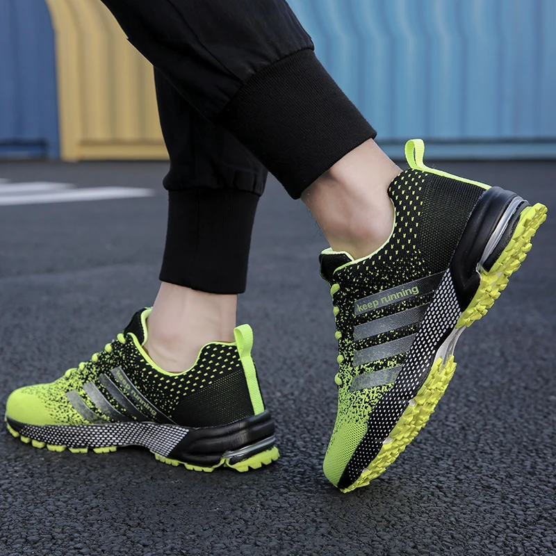 Running Shoes for Men and Women Free Shipping Outdoor Sports Summer Mesh Tennis Shoes Lightweight Male Athlete Shoes