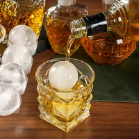 4 cavity ice box spherical ice mold whiskey vodka beer ice ball mold home ice products bar ice ball model kitchen accessories