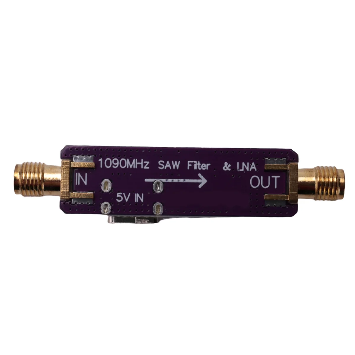 1090MHz 1 09 GHz ADS-B Active SAW Filter &amp LNA 5V источник питания малошумный усилитель