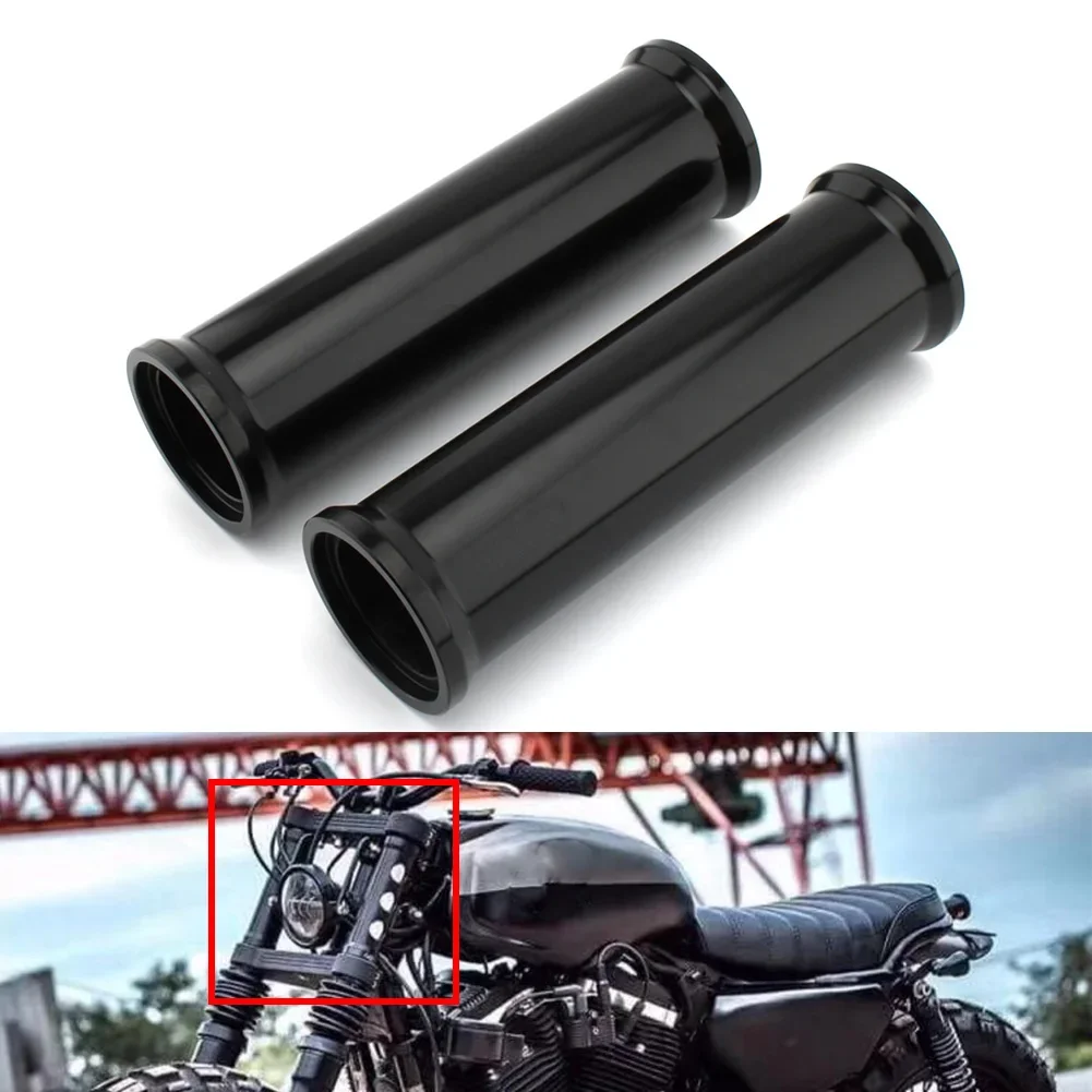 

2 шт. черная передняя вилка мотоцикла, алюминиевая крышка для Harley Davidson XL883 1200 Sportster 2000-2021 2022