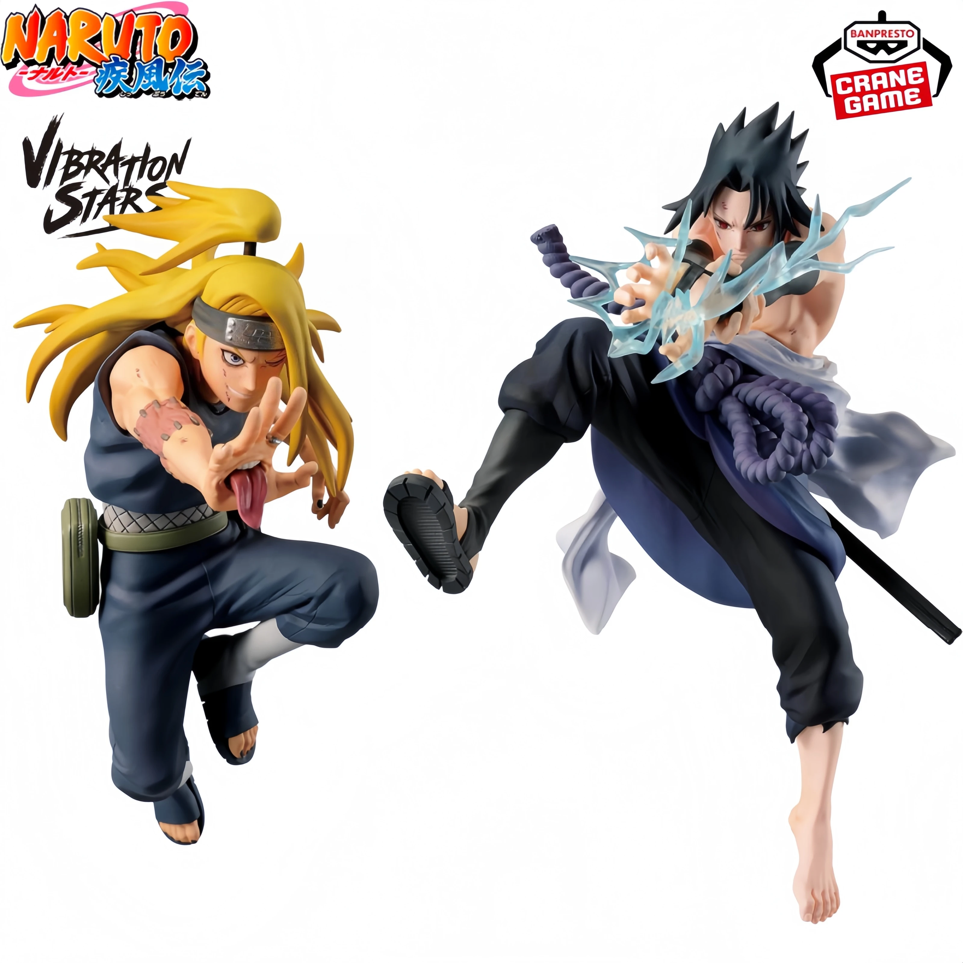 Фото Коллекционная модель-фигурка Bandai Banpresto VIBRATION STARS: Наруто Шиппуден — Дейдара и Учиха Саске (наградной набор) — В наличии №4