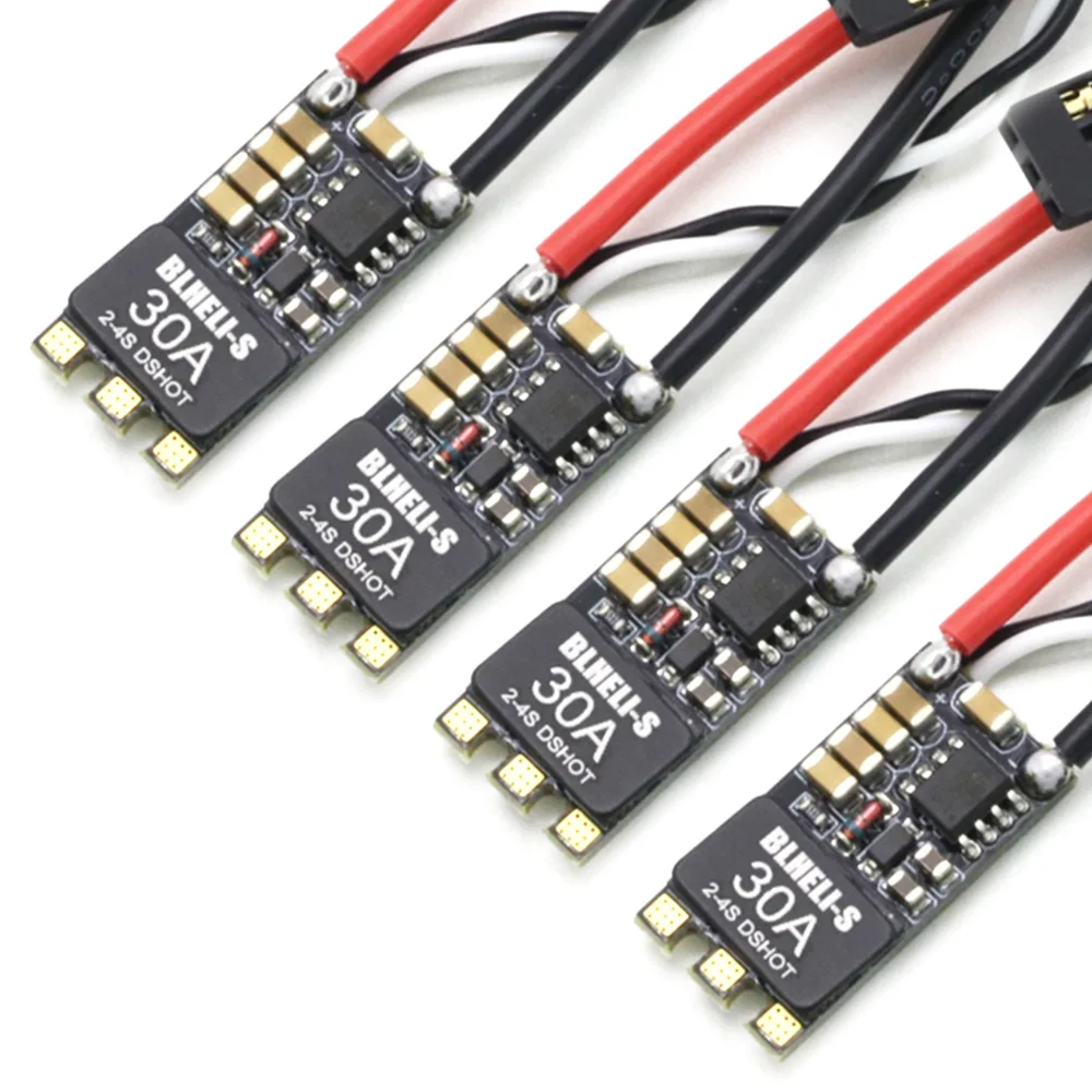 Запасные части для дрона Rc FPV 30A-S ESC BLHeli_S OPTO 2-4S поддержка Mulitshot Oneshot42 OneShot125