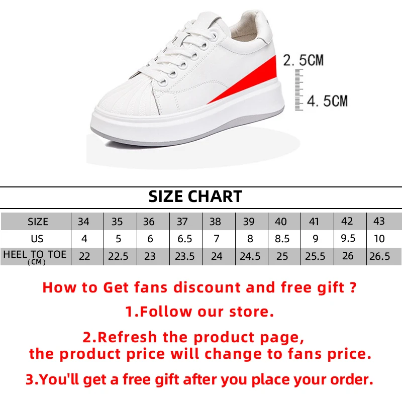 2023 Genuine Leather 8cm New Platform Chunky Sneaker Casual Hidden Heels Spring Summer Autumn Comfy Breathable High Brand Shoes