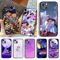 silicone cover aladdin and the magic lamp for apple iphone 13 12 11 pro max mini xs xr x 8 7 6s 6 5 plus black phone case