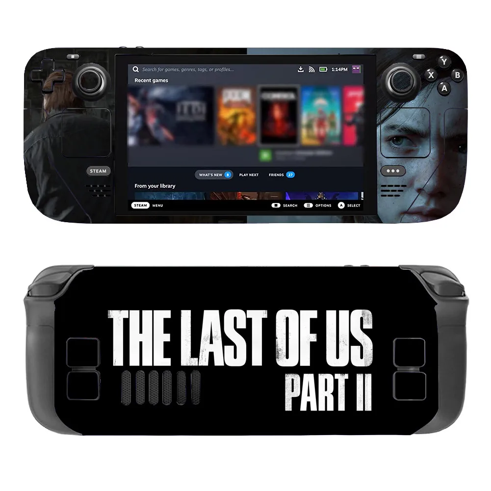 

The Last Of Us Style Vinyl Sticker For Steam Deck Console Protector Game Accessories Skin Sticker