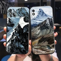 3d emboss mountain phone case for xiaomi redmi 7 7a 8 8a 8t 9 9t 9a 9c note 7 8 9 9s back carcasa silicone cover funda