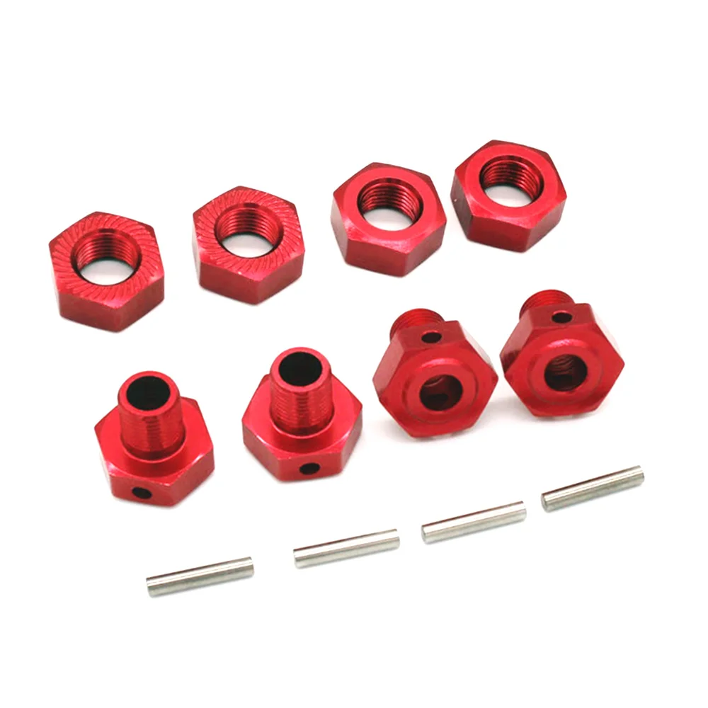 

Metal 17mm Wheel Hex Coupler Nut for JLB Racing CHEETAH 11101 21101 J3 Speed 1/10 RC Car Upgrade Parts