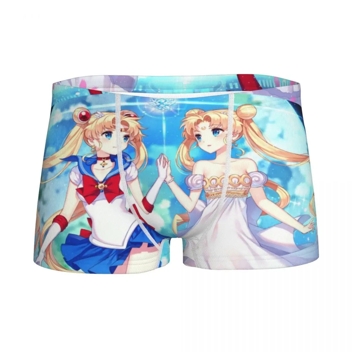 

Детское нижнее белье для мальчиков, трусы-боксеры с аниме «Сейлор Мун», хлопковые трусы для подростков