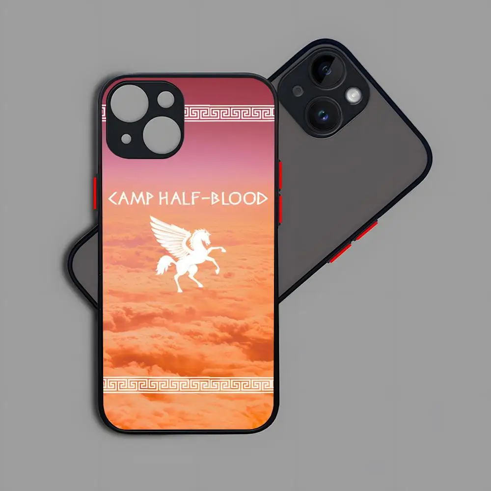 Чехол для телефона P-Percy Jackson с рисунком матовой прозрачной задней панели IPhone 16 15 14