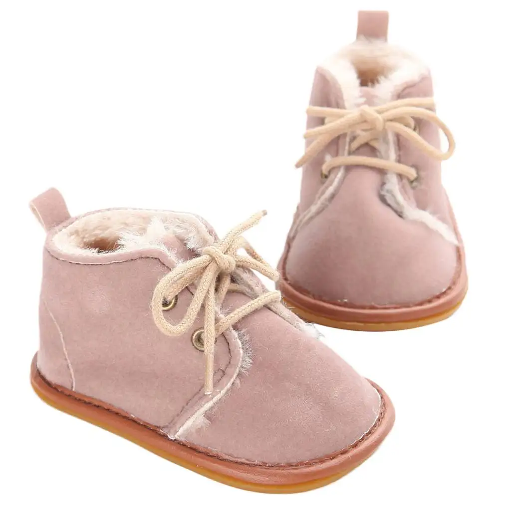 

Winter Infant Shoes Boots Unisex Baby Boys Girls Warm Cotton Anti-Slip First Walkers Crib Shoes