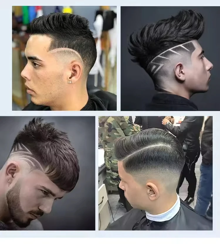 ZSZ F58 Профессиональный мужской электрический триммер для машинки стрижки лысины