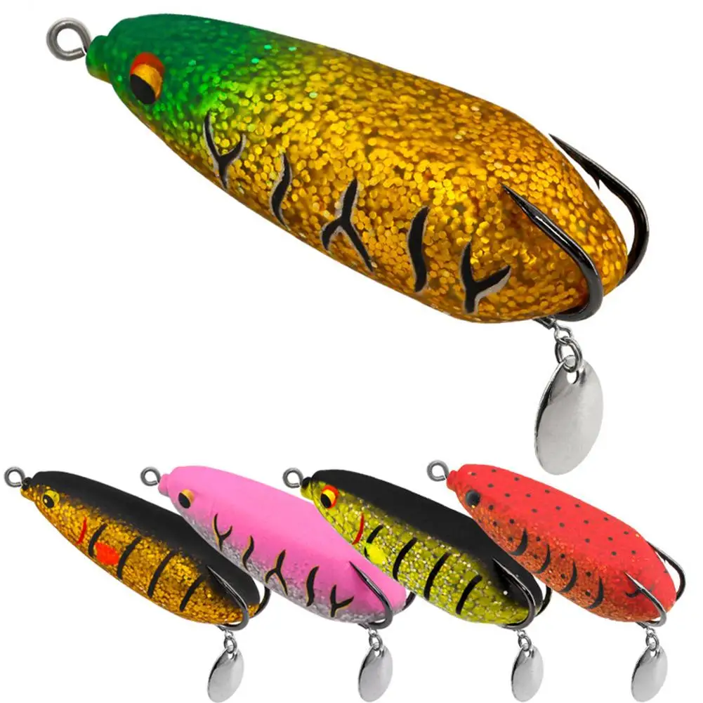 

Frog Simulation Bait Reflective Sequins Thunder Frog Giant Frog Belt Reinforced With Barbed Hook Jumping Frog Bionic Soft Bait