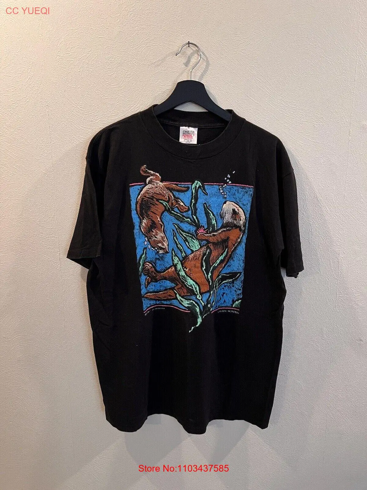 Винтажная футболка с вырезом размер XL 90s Vtg натуральные чудеса