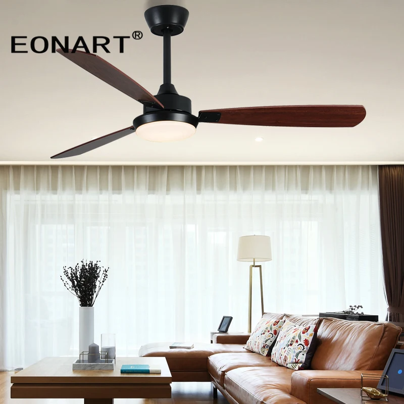 42Inch Led Ceiling Fan Lamp Roof Lighting Fans Modern Indoor Decorate Plywood Dc Ceiling Fan With Remote Control Ventilador 220V