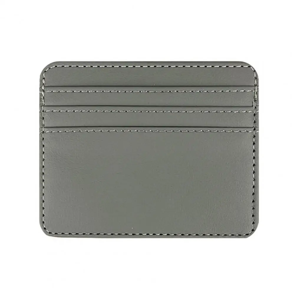 

Card Holder Large Capacity Wear Resistant Faux Leather Ultra-thin Multifunctional Card Protective Cover for Outdoor