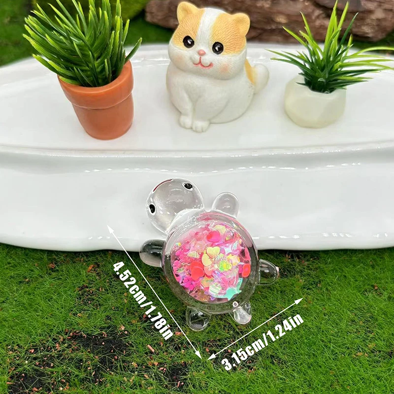 1 шт. милый прозрачный светящийся блестящий большой черепаха сделай сам модные