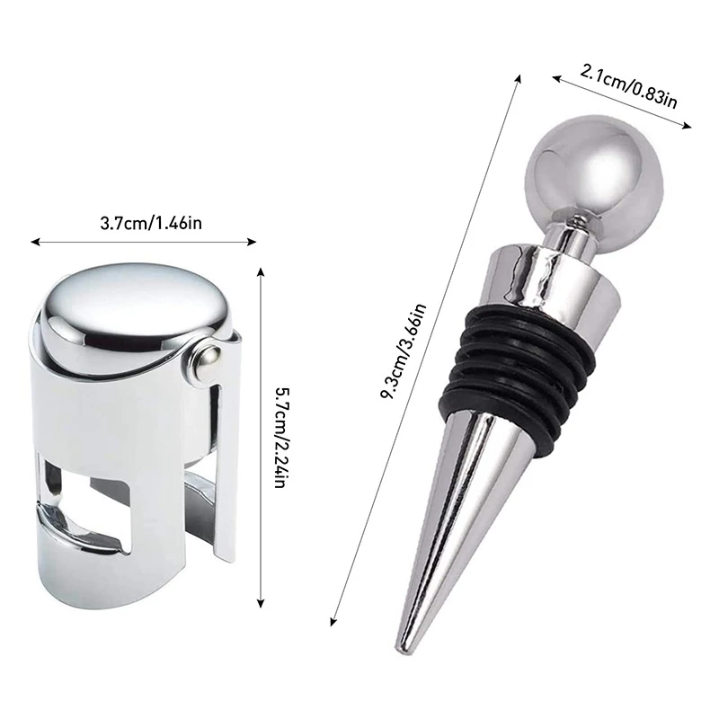 Пробка для бутылки вина шампанского вакуумный упаковщик Saver из нержавеющей стали