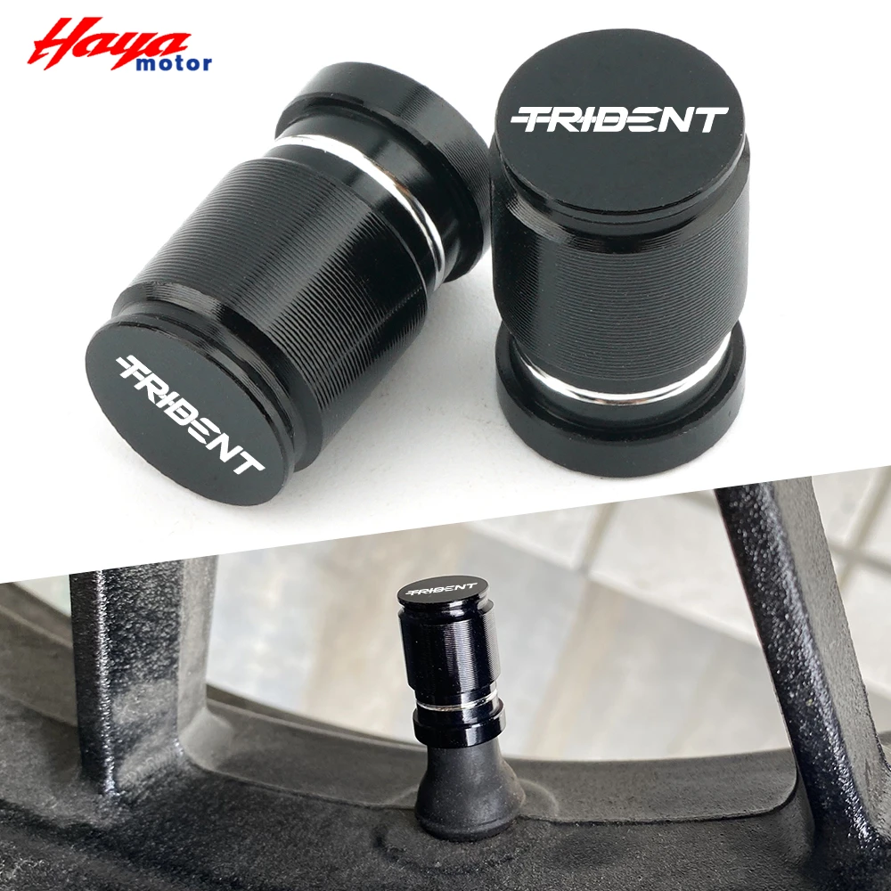 

Motorcycle CNC Accessories Airtight Cover For Triumph Trident 660 2021 2022 Trident660 Wheel Tire Valve Stem Caps Airtight Cover