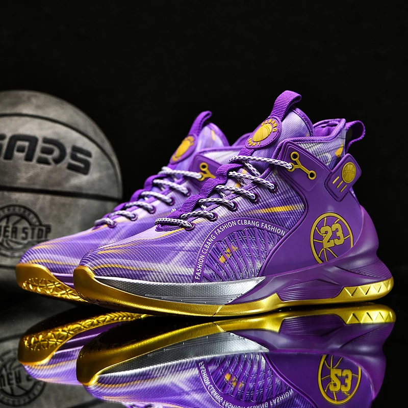 Men's Sports Series Basketball Boots Youth Youth Vigor Basketball Training Sports Sneakers