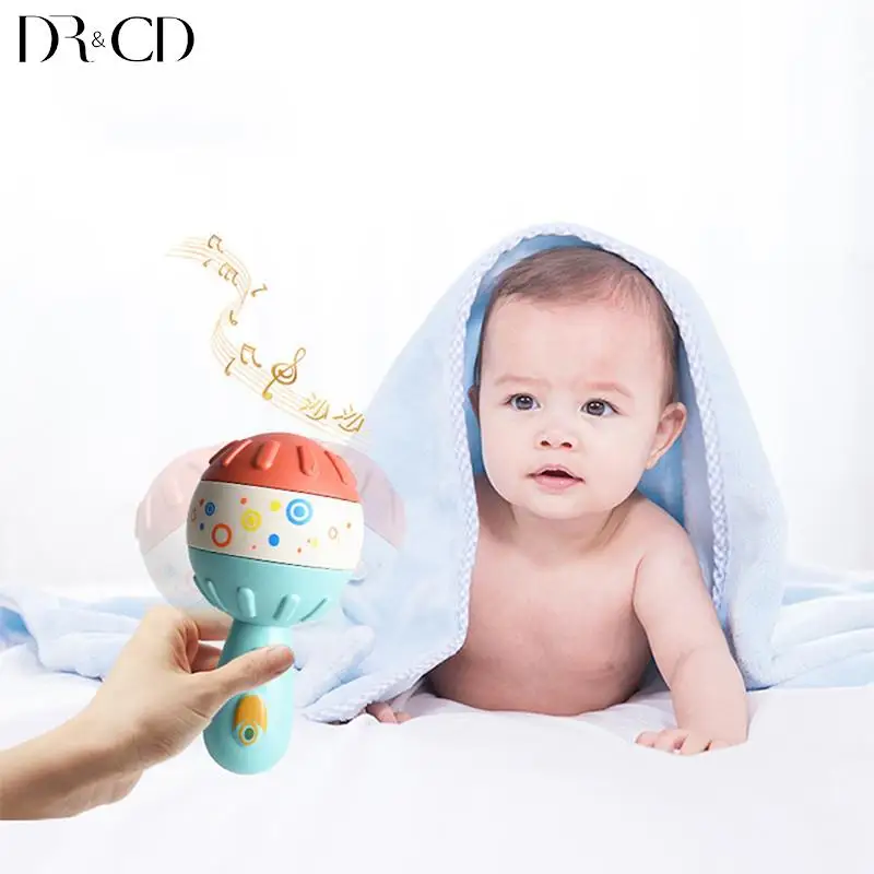 

Baby Rattles Toy Baby Hand Bell Rattles Fitness Grasping Ball Cartoon Kids Exercise Toys Early Education Toys