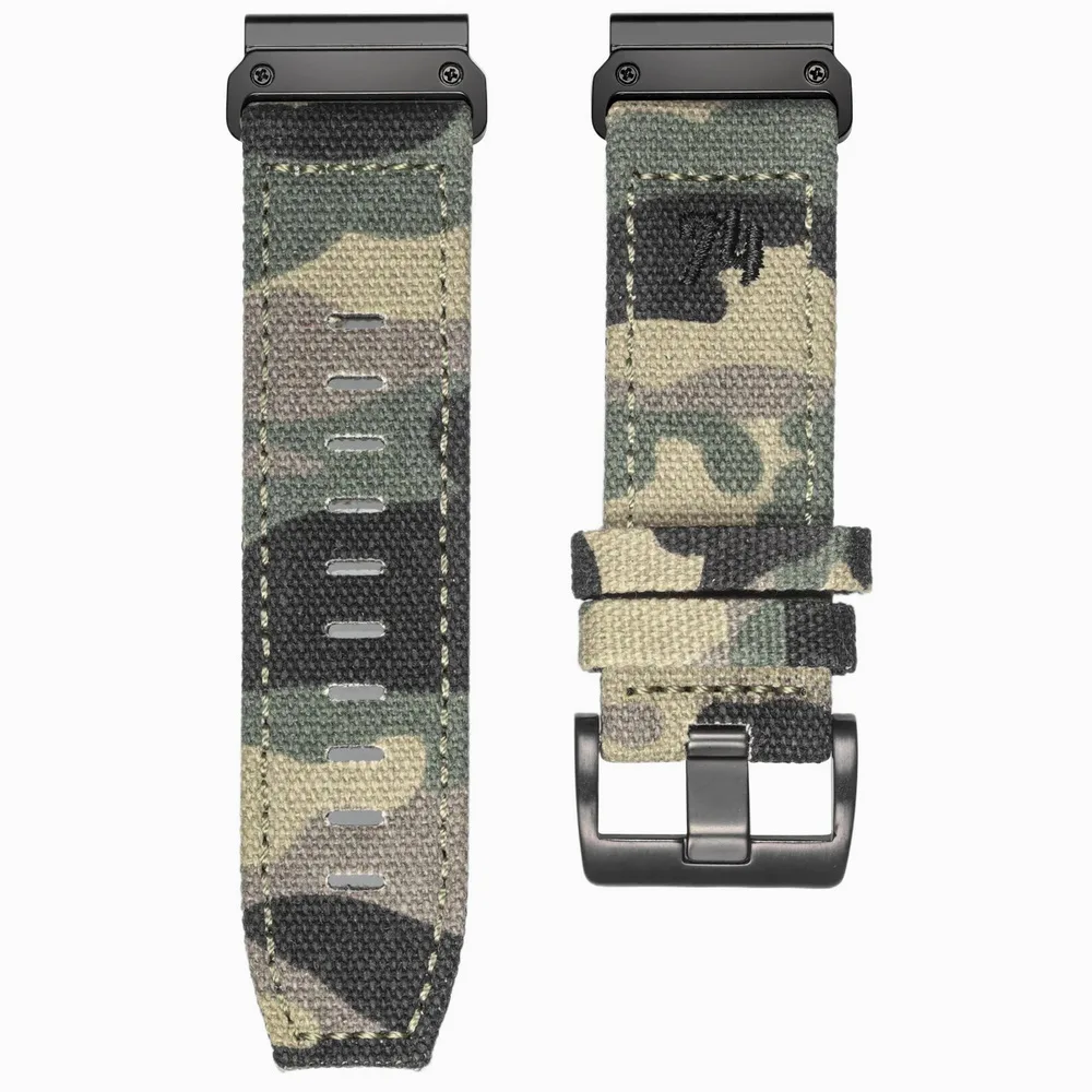 Фото Тканевый ремешок для часов HEMSUT для Garmin Quickfit 20, 22, 26 мм, военный спортивный ремешок на запястье, совместимый с Fenix ​​Tactix Instinct MARQ №4
