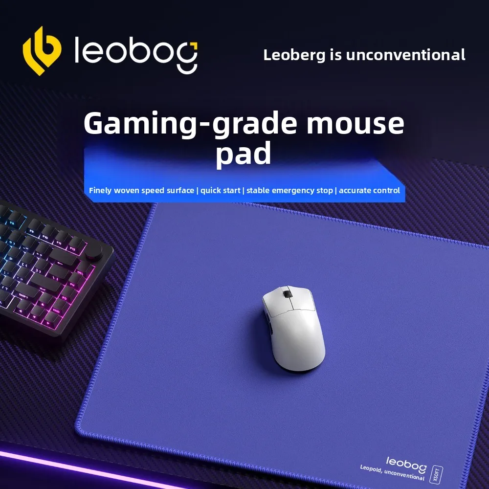 Фото Коврик для игровой мыши LEOBOG Valorant, утолщенный, с тонкой поверхностью, прошитыми краями, противоскользящей резиновой основой, для геймеров FPS, офиса, ПК №2