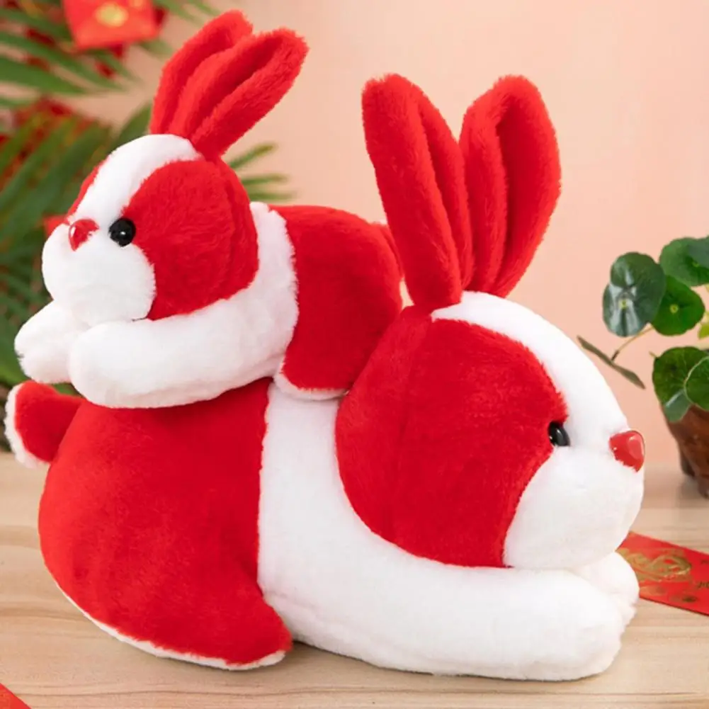 

Изысканный кролик, плюшевая игрушка, кролик на ощупь, мягкая кукла, мультяшный кролик на Новый год 2023, талисман, кукла-подушка, рождественски...