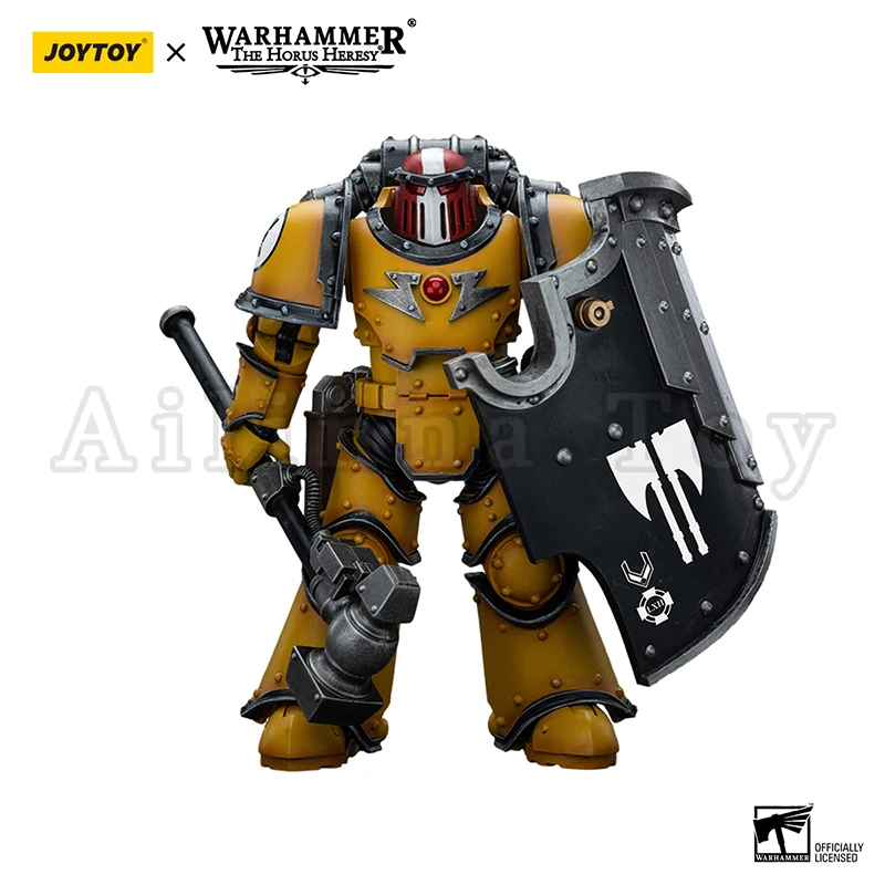 Фото Фигурка JOYTOY 1/18: Имперские Кулаки, Ересь Хоруса, Сигизмунд, Первый Капитан и Отряд Легионов MkIII Breacher, аниме-модель №4