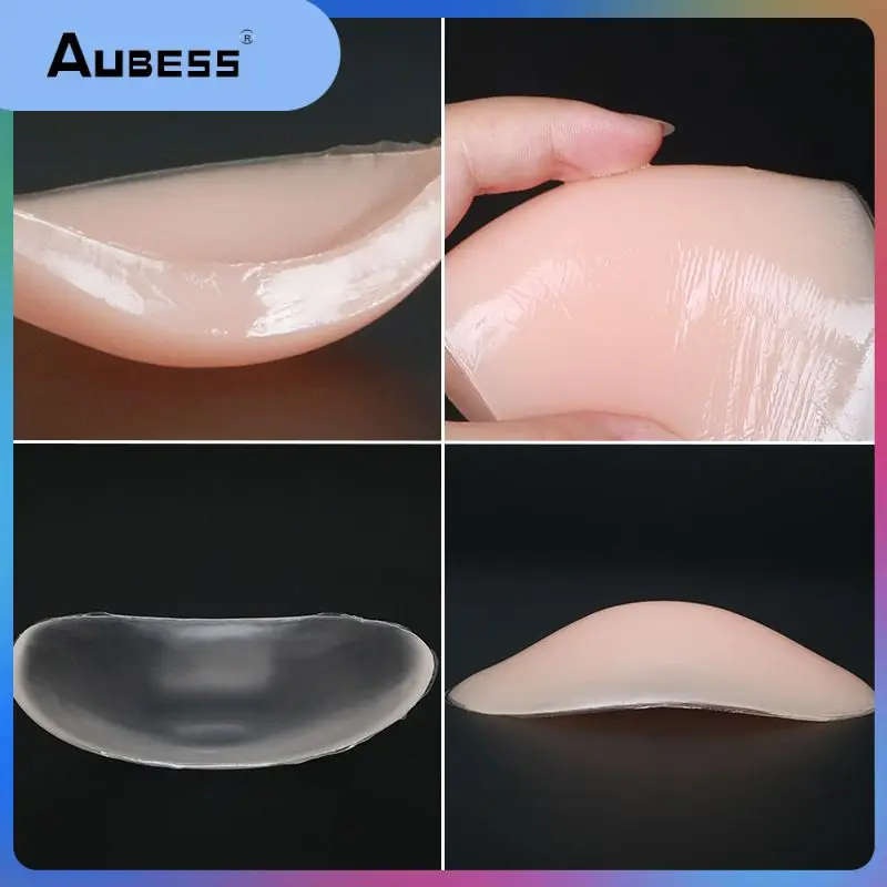 

1 Pair Soft Silicone Shoulder Anti Slip Shoulder Pads Shoulder Enhancer Clothing Push-up Cushions Reusable Self-Adhesive