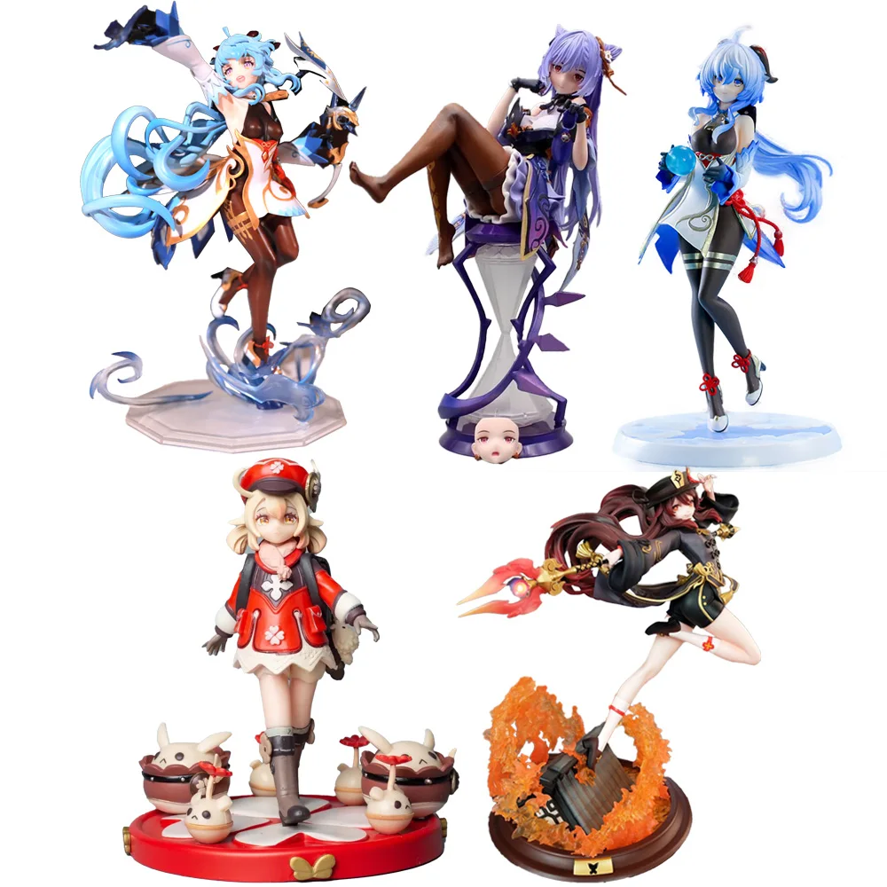 

Фигурки героев аниме Genshin Impact Klee Hibana Knight 17 см, фигурка ганью/кецин/паймон, фигурка Ху Тао, Коллекционная модель, куклы, игрушки