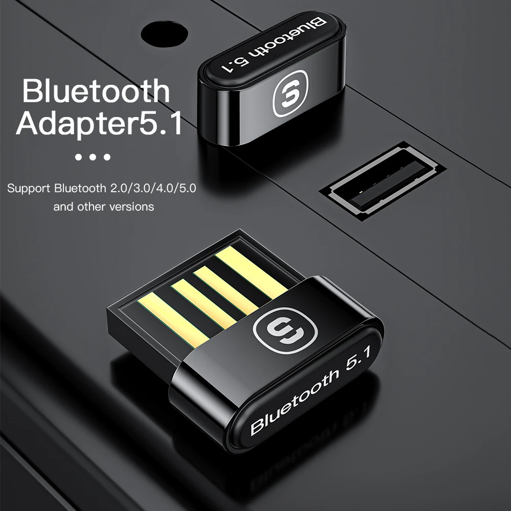 Essager USB Bluetooth 5 1 адаптер приемник BT5.0 ключ для ПК Беспроводная мышь наушники
