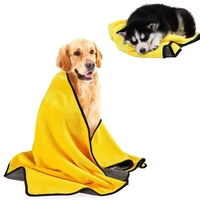 pet bath towels quick drying microfiber dog towel large super absorbent thick cat dog bath towel bathrobe soft blankets quilt