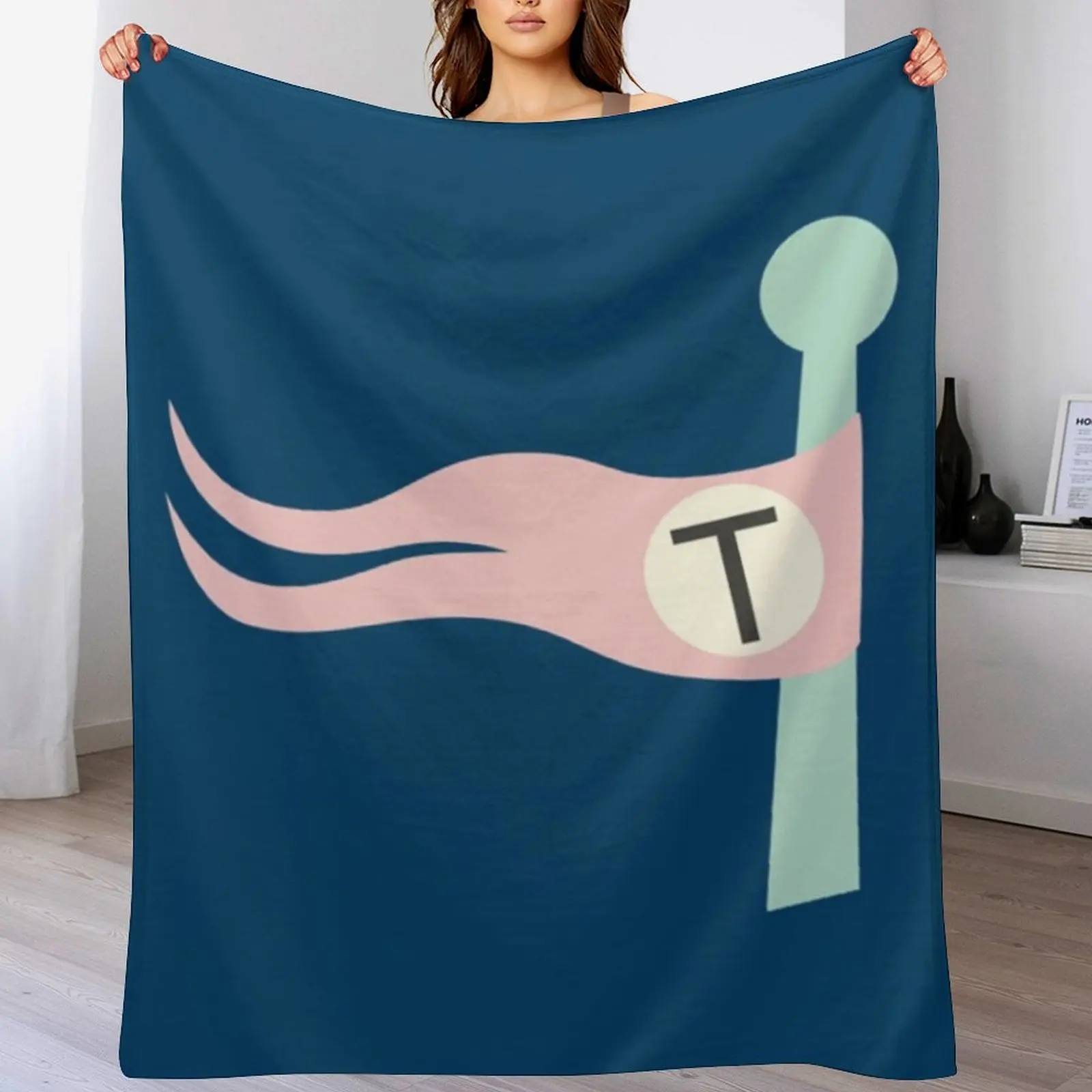 Фото Плед Tenenbaum Flag Throw Blanket Polar для дивана-кровати, пушистый, утяжеленный, тонкий. №4