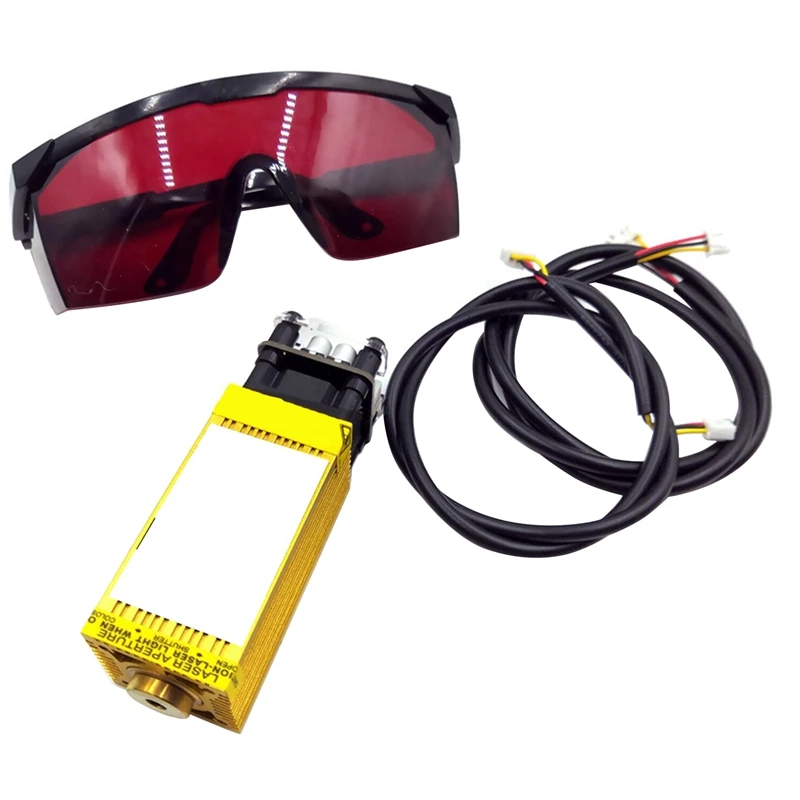 

Головка для лазера с ЧПУ, 450 нм, 15 Вт, с модулем для гравировки