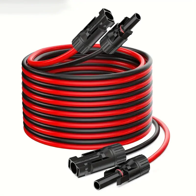 118 дюймов3 м удлинительный кабель для солнечной панели 14AWG комплект удлинительных кабелей для солнечной батареи с разъемами «мама-папа» для пин-станции RV (art.: 3920cd13fb348) - 3920cd13fb348