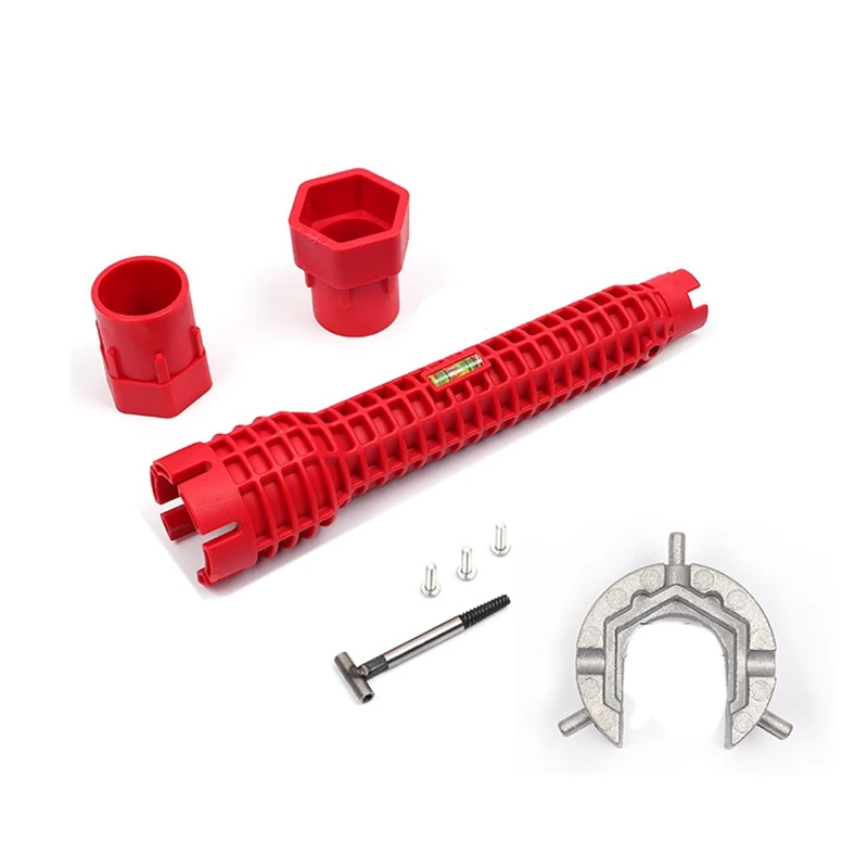 

8-In-1 Non-Slip Kitchen Repair Plumbing Tool Sink Wrench Sink Faucet Key Plumbing Pipe Wrench Bathroom Wrench Tool Set