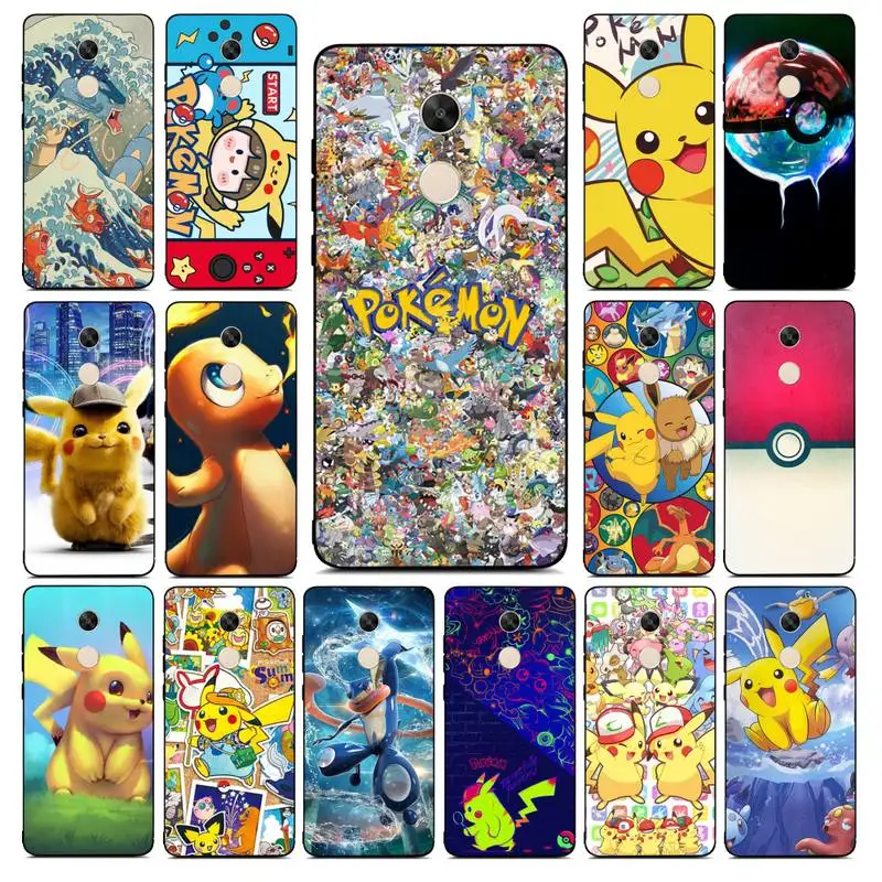 

BANDAI POKEMON Phone Case for Redmi Note 8 7 9 4 6 pro max T X 5A 3 10 lite pro