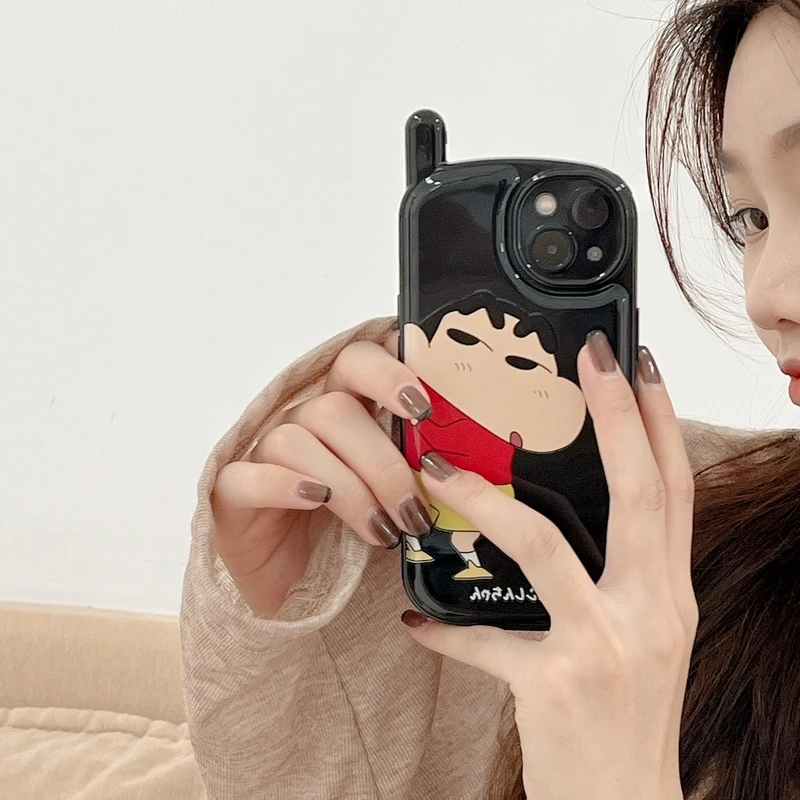 

3D Kawaii милый японский мультфильм Аниме крутой мальчик сотовый телефон чехол для iPhone 11 12 13 Pro Xs Max Xr X Ударопрочный Мягкий чехол Coque