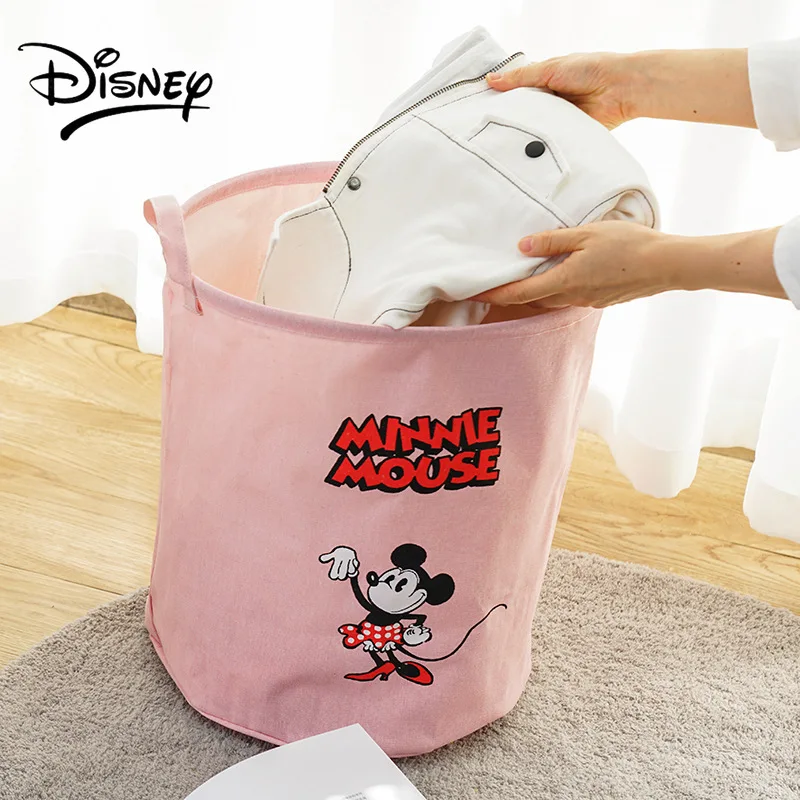 Disney Mickey Fabric Dirty Laundry Basket Dirty Clothes Storage Basket Clothes Storage Basket Folding Home Laundry Basket