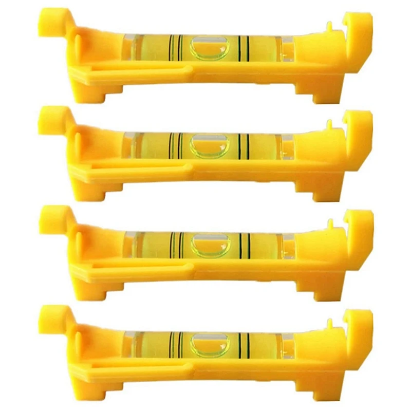 

8Pcs String Level Hanging Line Bubble Levels For Leveling Surveying, Building Trades, Bricklaying, Etc. (Yellow)