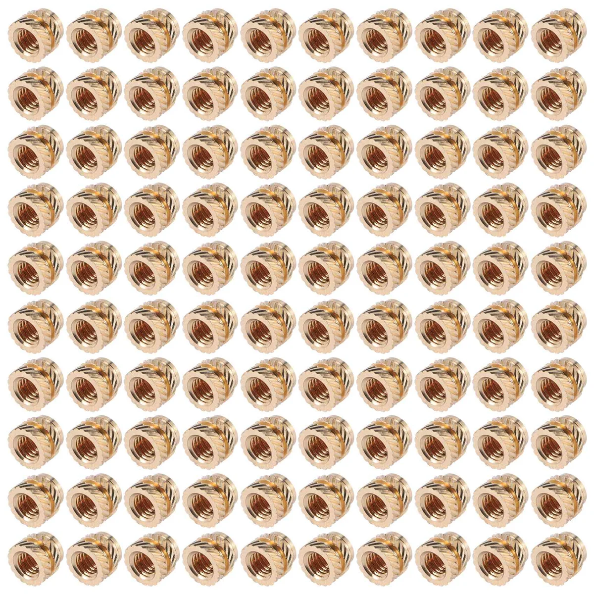 Резьба M3 латунная с накаткой термонабор термостойкая вставка M3X5X4 для 3D-принтера